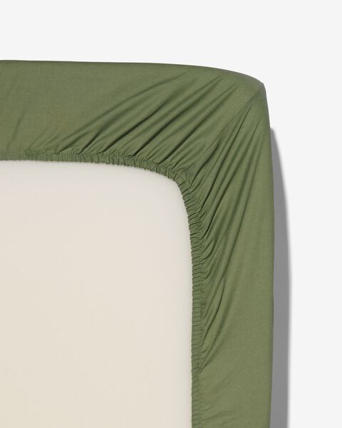 Spannbettlaken, 90 x 200 cm, Soft Cotton, grün grün 90 x 220 - 5110023 - HEMA