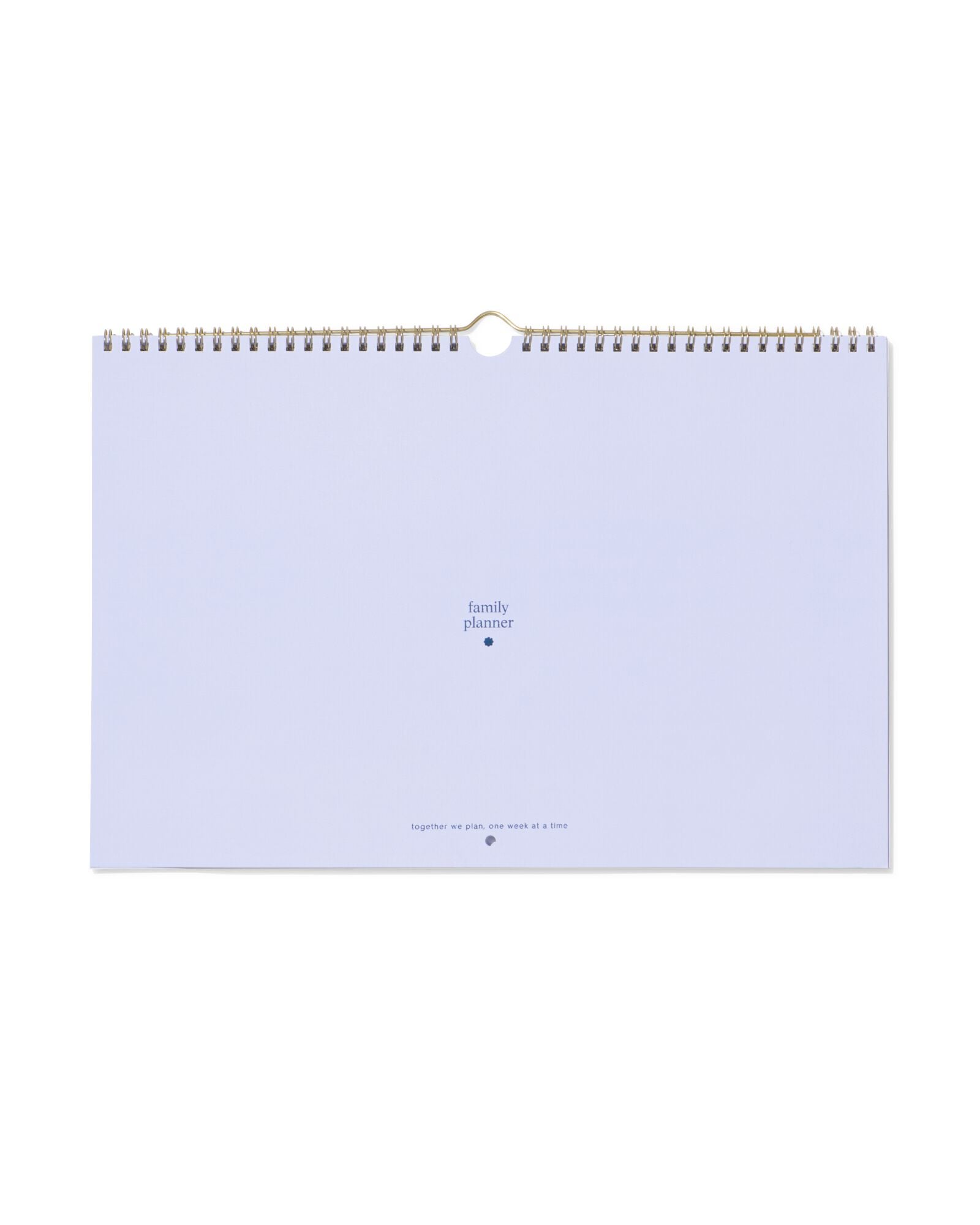 agenda familial 37x25 cm bleu clair - 14103716 - HEMA