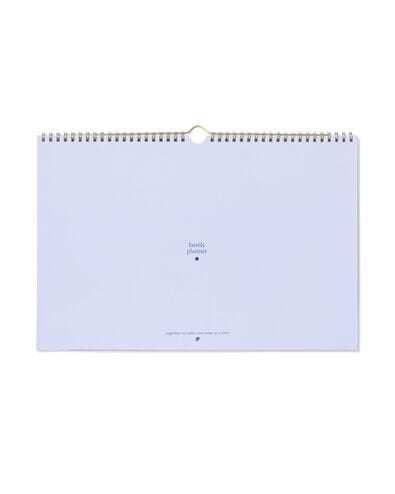 agenda familial 37x25 cm bleu clair - 14103716 - HEMA