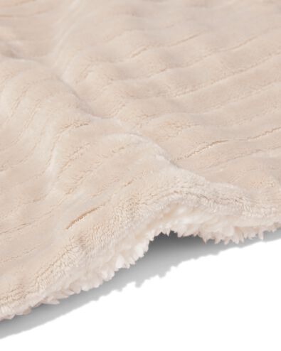 plaid 180x200cm sherpa beige - 7325150 - HEMA