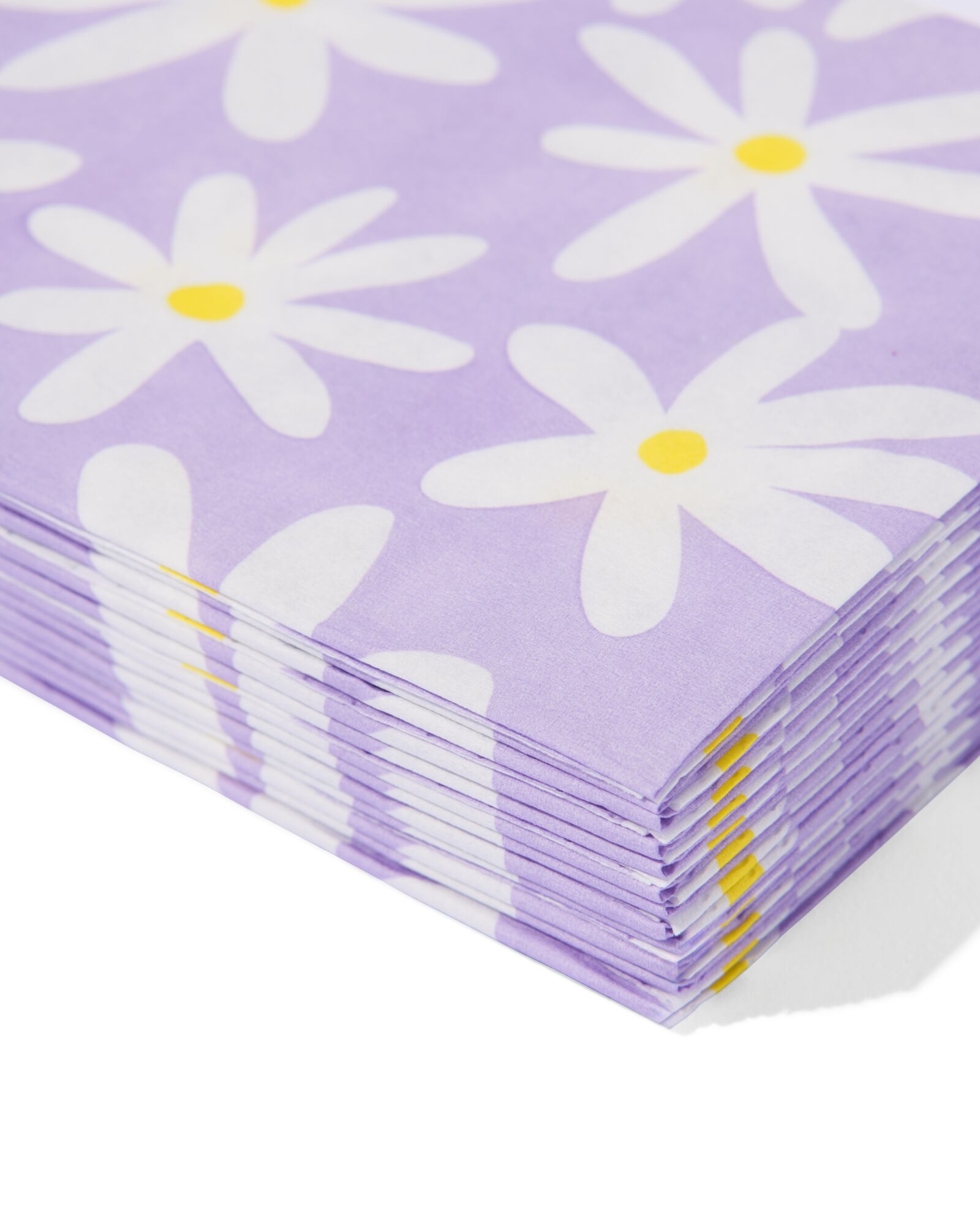 Servietten Blume 40 x 40 cm – 12 Stück - 14250229 - HEMA