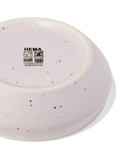 eierdopje &Oslash;7.9cm Trend aardewerk roze spikkels - 9650351 - HEMA