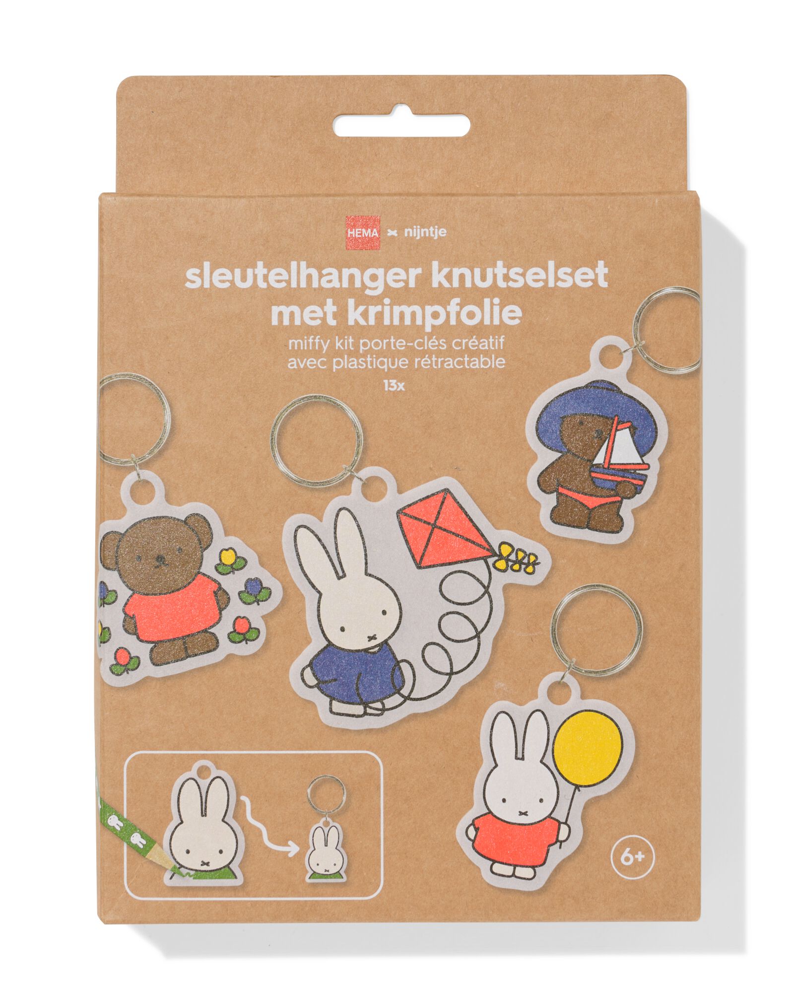 nijntje krimpfolie sleutelhangerset - 15900604 - HEMA