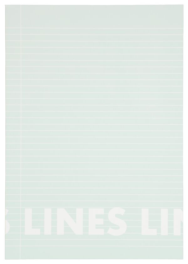 3&nbsp;cahiers menthe A4 lign&eacute;s - 14101612 - HEMA