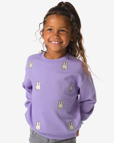 pull enfant Miffy  violet violet - 30848105PURPLE - HEMA