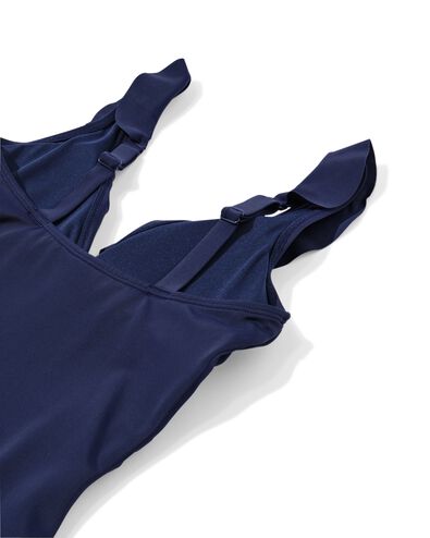 Damen-Badeanzug Neva, figurfreundliche Passform, ger&uuml;scht dunkelblau dunkelblau - 22360420DARKBLUE - HEMA