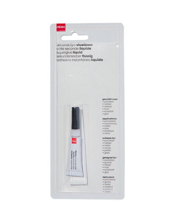 secondelijm vloeibaar - 81040063 - HEMA