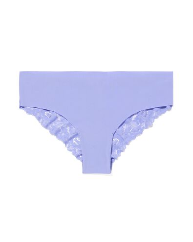 dames brazilian micro met kant blauw - 19640685BLUE - HEMA