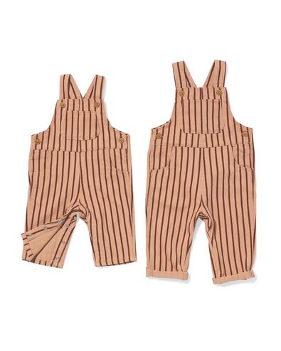 salopette b&eacute;b&eacute; rayures marron - 33172770BROWN - HEMA