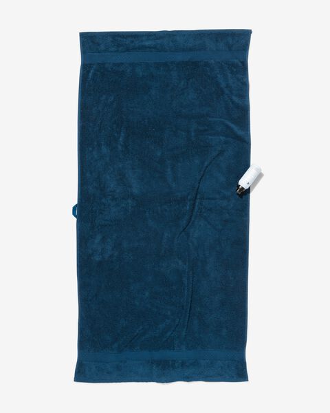 serviette de qualité supérieure 70 x 140 - bleu jean denim serviette 70 x 140 - 5240182 - HEMA