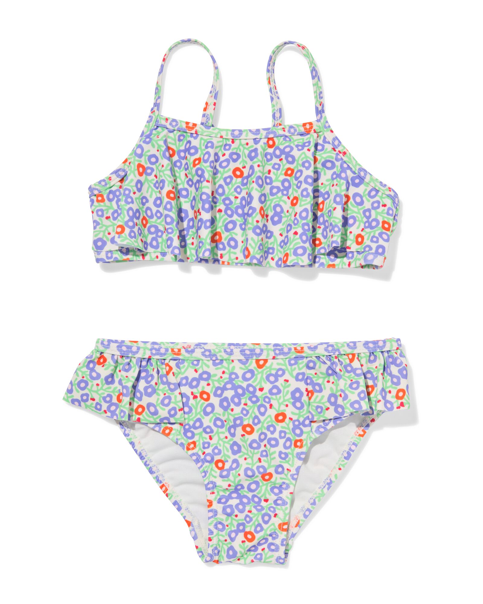 kinderbikini bloemen lila - 22250270LILAC - HEMA