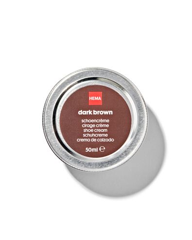 cirage cr&egrave;me marron fonc&eacute; - 20500078 - HEMA