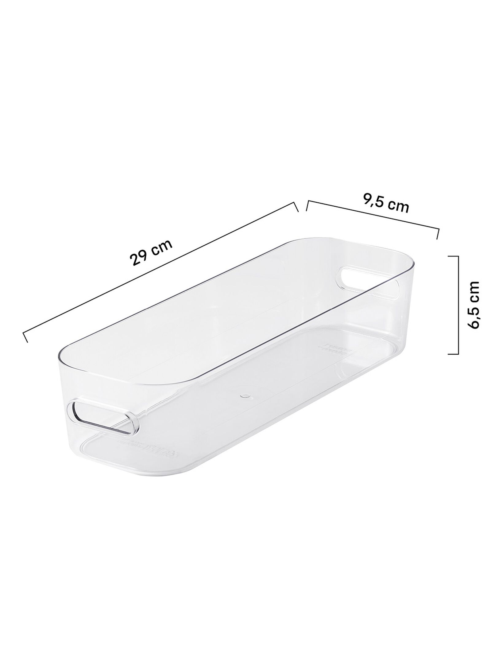 opbergdoos Helsinki 29x9x6 transparant 29 x 9 x 6 Helsinki - 39822232 - HEMA