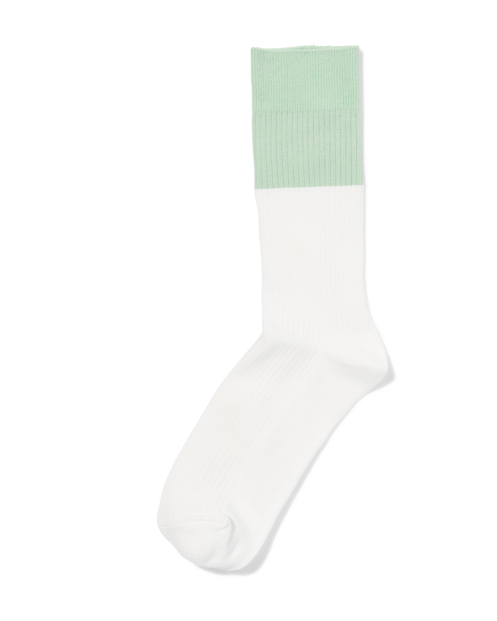 herensokken kleurblokken mintgroen - 4170450MINTGREEN - HEMA