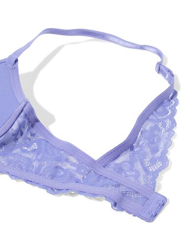 push-up bh met beugel blauw - 21870200BLUE - HEMA