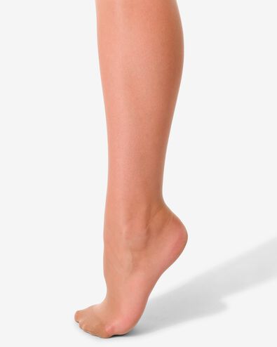 pantys glanzend 15denier - 2 stuks naturel naturel - 1000000760 - HEMA