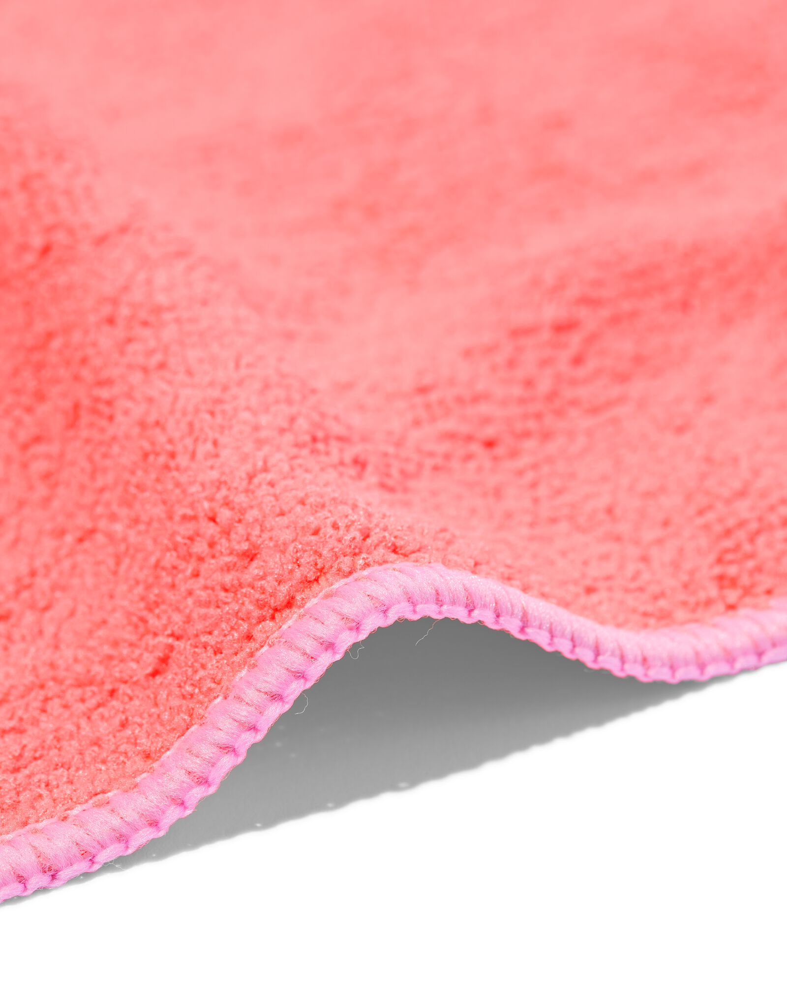 3 chiffons en microfibre 35x35 rose/jaune/orange - 20540044 - HEMA