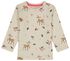 Baby-Shirt, Hirsche, Glitter eierschalenfarben - 1000029129 - HEMA