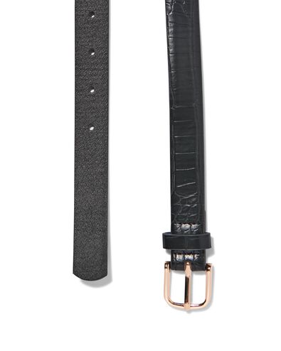ceinture femme à imprimé animal 2,3cm noir 85 - 16360152 - HEMA