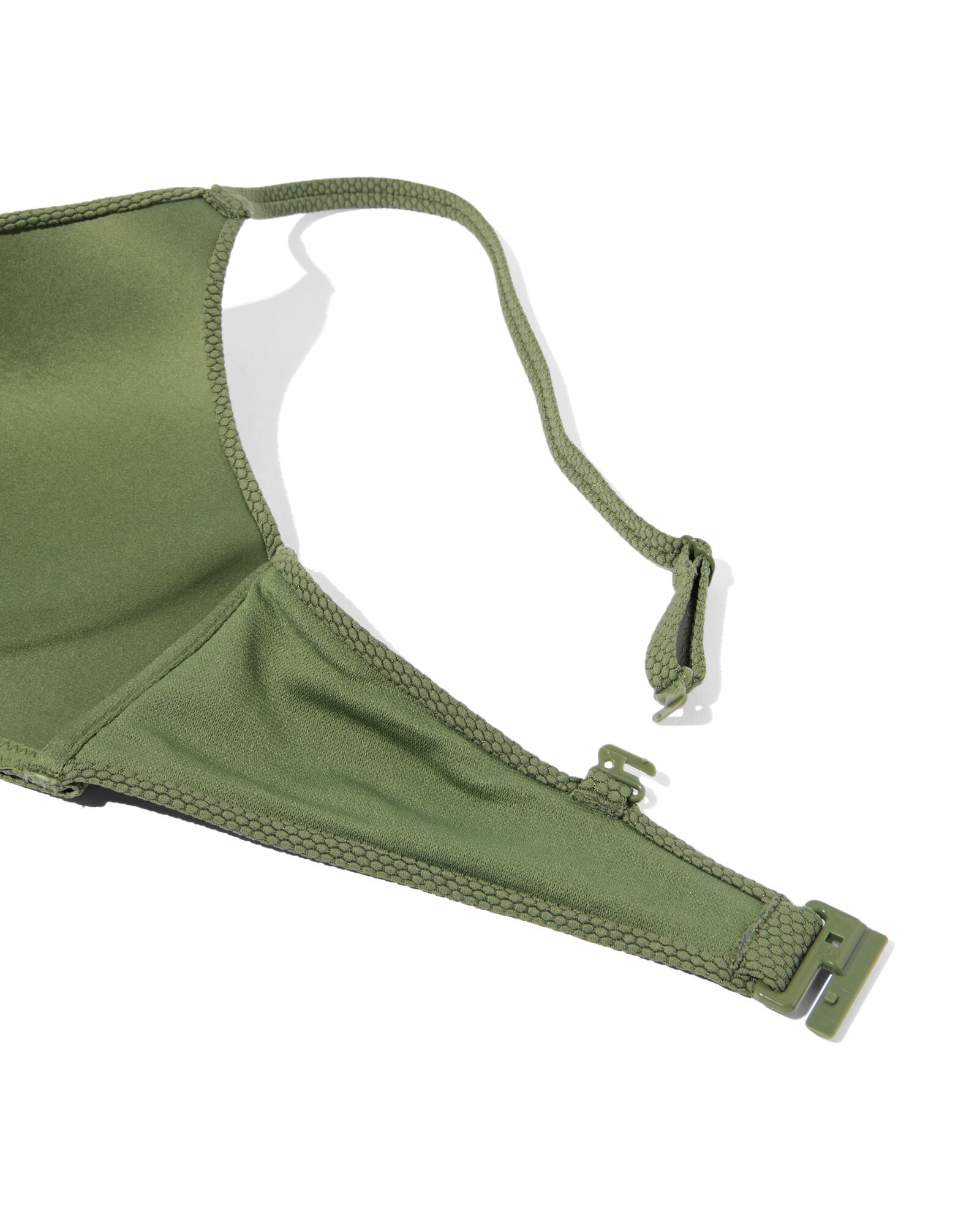 haut de bikini sans armatures femme vert arm&eacute;e - 1000030436 - HEMA
