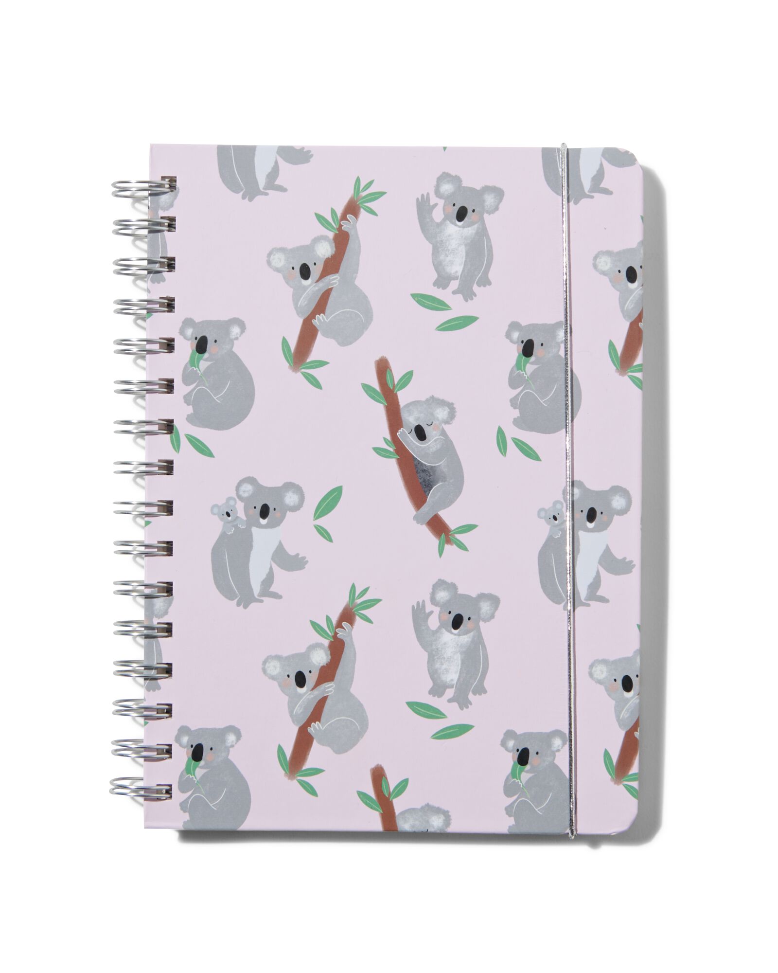 Notizbuch, Spiralbindung, DIN A5, liniert, Koalas - HEMA