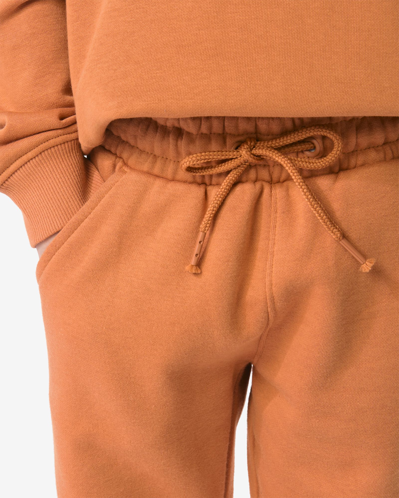 pantalon enfant surv&ecirc;tement marron 158/164 - 30710628 - HEMA