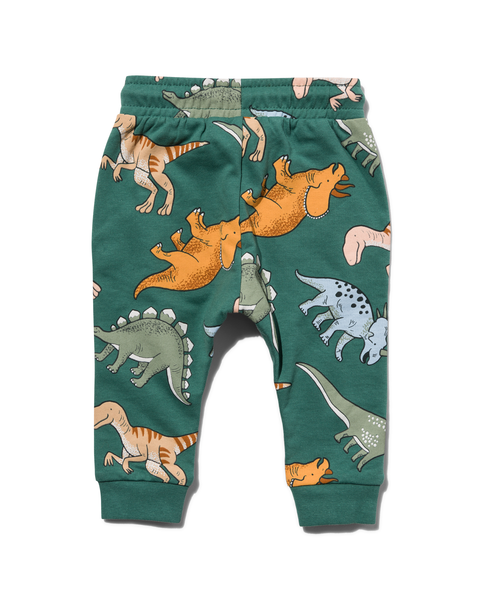 Baby-Set, Sweathose mit Sweatshirt, Dinosaurier grün grün - 1000029762 - HEMA