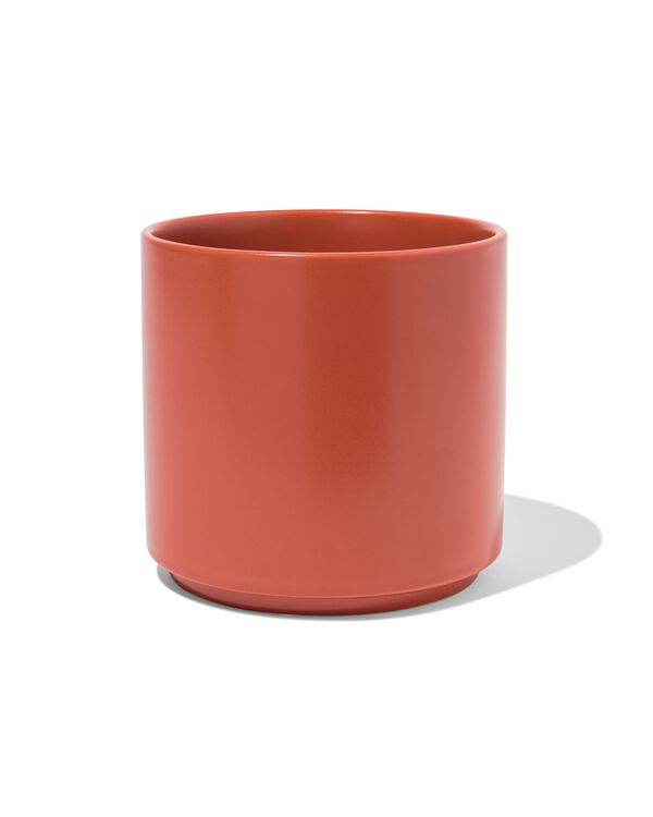pot de fleurs ⌀12x12cm orange - 41822240 - HEMA