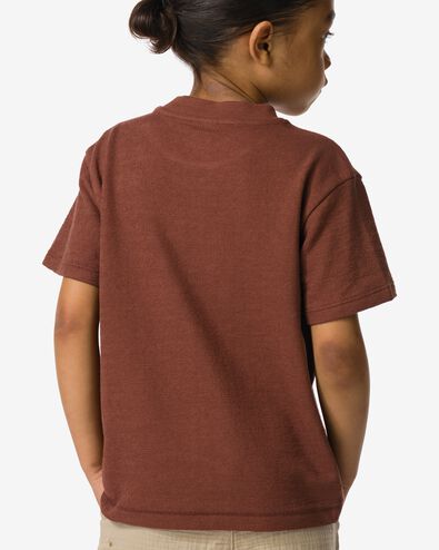 Kinder-T-Shirt mit Bl&auml;ttern braun braun - 30721004BROWN - HEMA