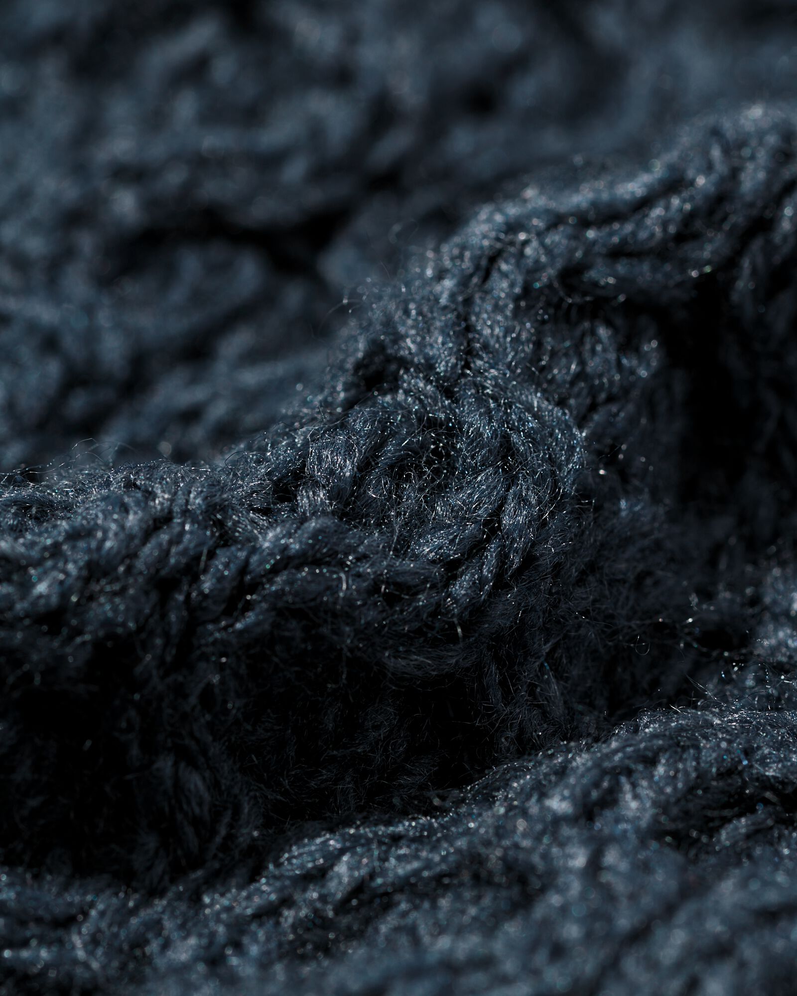 damesvest Viola structuur blauw blauw - 36302380BLUE - HEMA