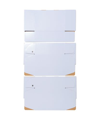 Versandkartons 30,5 &times; 21,5 &times; 11 cm Pappe Hellblau &ndash; 3 St&uuml;ck - 14103730 - HEMA