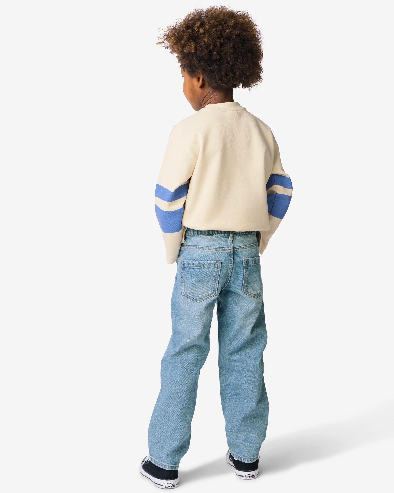 kinderbroek regular fit lichtblauw lichtblauw - 30710017LIGHTBLUE - HEMA