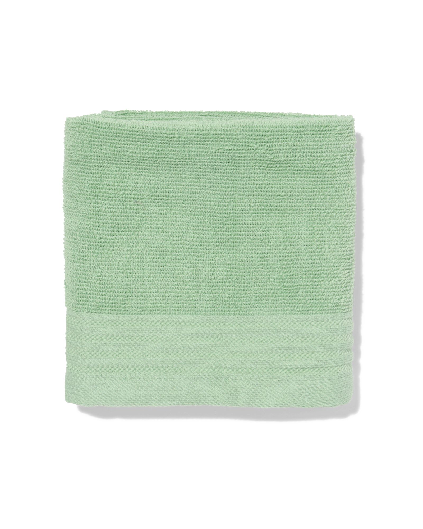essuie-mains 50x50cm coton vert moyen - 5400097 - HEMA
