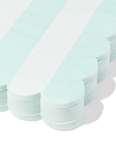 serviettes 24x24cm papier rayures bleues - 20 pi&egrave;ces - 14200164 - HEMA