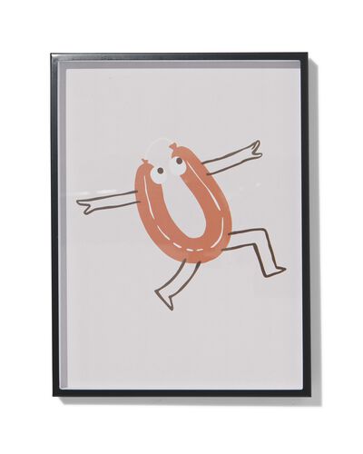 fotolijst 15 x 20 - metaal zwart 15 x 20 zwart - 13691008 - HEMA