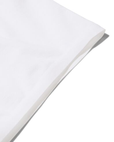 2 shorties femme coton stretch blanc M - 19690917 - HEMA