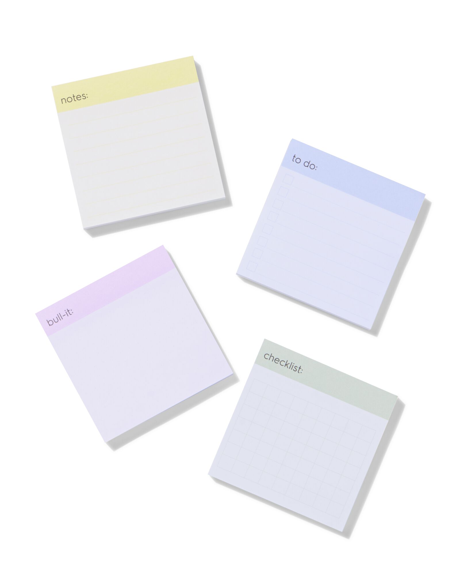 blocs m&eacute;mos autocollants avec impression 7.5x7.5 - 400 feuillets - 14170190 - HEMA