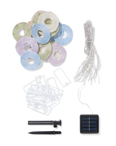 lichtsnoer 8.95m met 18 led-lampions kleur voor binnen en buiten - 41800157 - HEMA