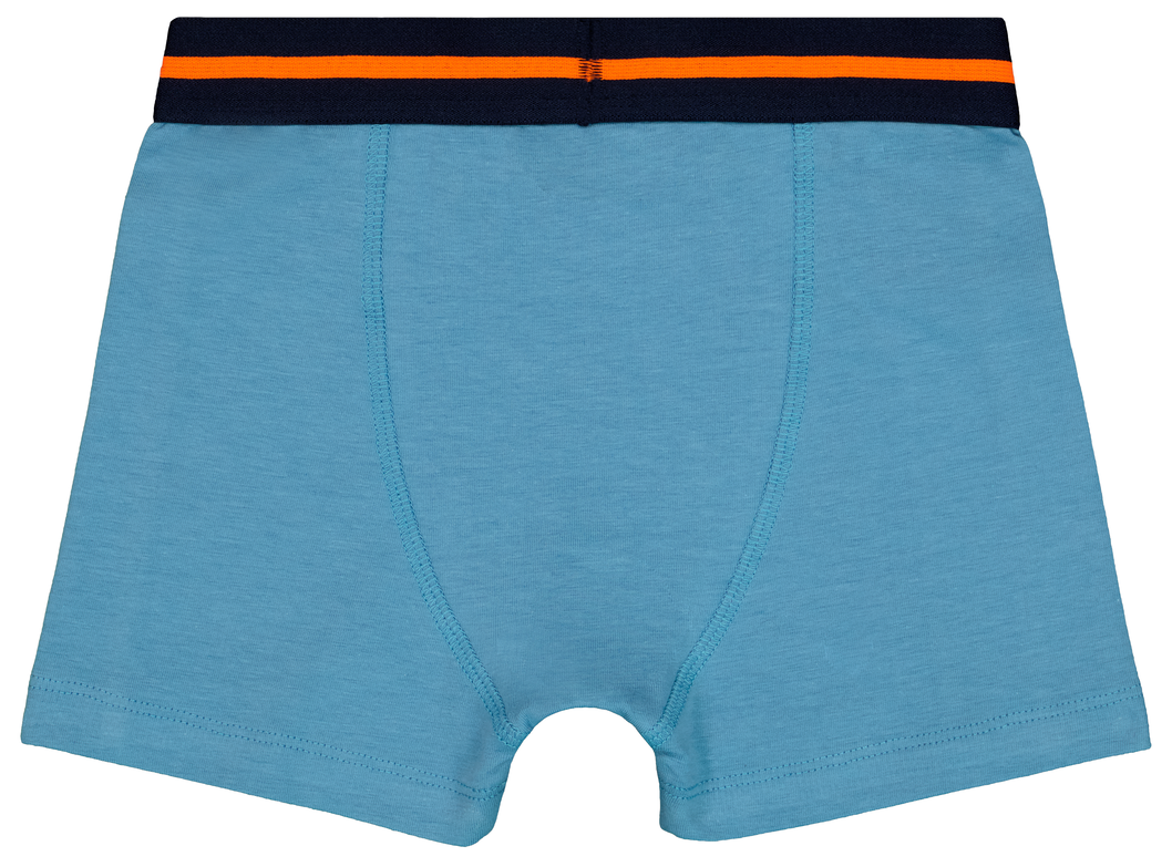 2 boxers enfant coton/stretch - animaux polaires bleu moyen bleu moyen - 1000029236 - HEMA