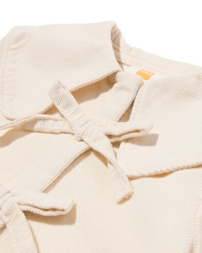 babyblouse corduroy ecru - 33048470ECRU - HEMA