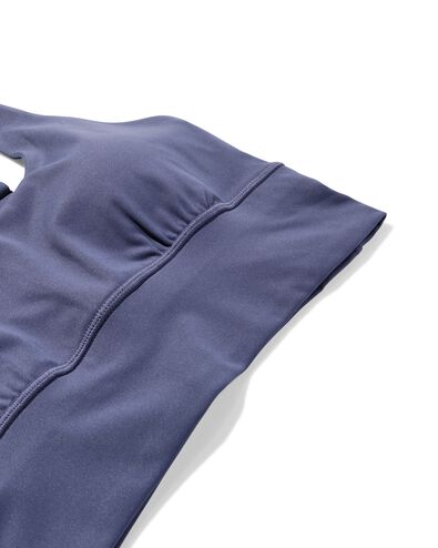 Vorgeformter, b&uuml;gelloser Sport-BH mit Unterst&uuml;tzung Light dunkelblau - 21700205DARKBLUE - HEMA