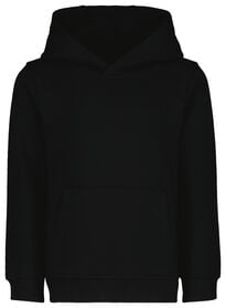 kinder capuchonsweater zwart zwart - 1000024990 - HEMA