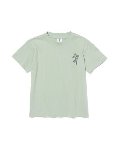 kinder T-shirt palm groen groen - 30717705GREEN - HEMA