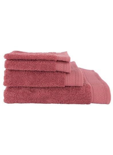 serviette de bain - qualité hôtel rose - 1000017921 - HEMA