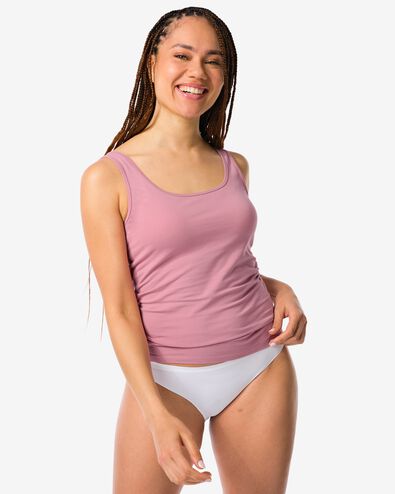 damesslip naadloos micro wit - 1000002205 - HEMA