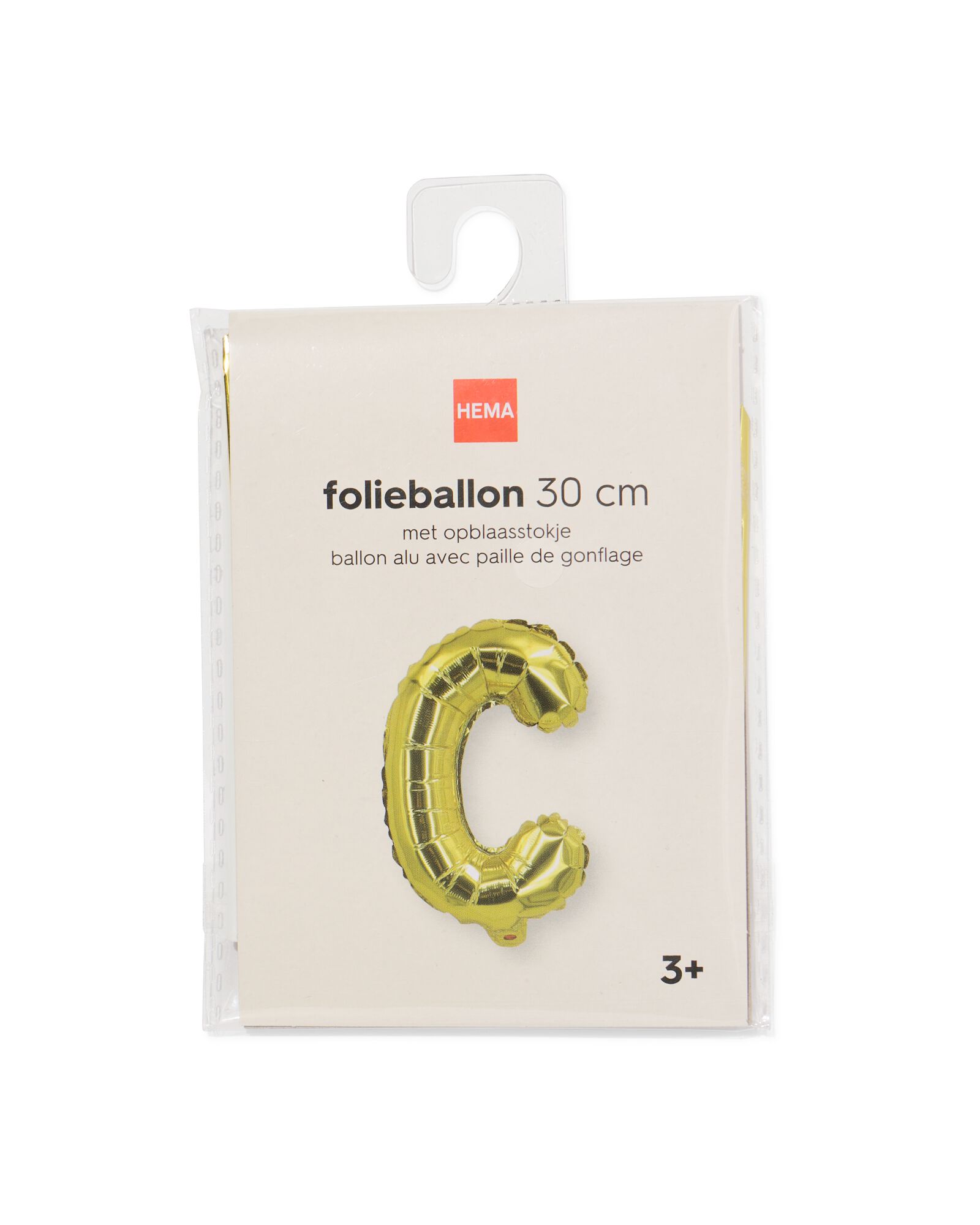folieballon letter C 30cm goud - 14260033 - HEMA