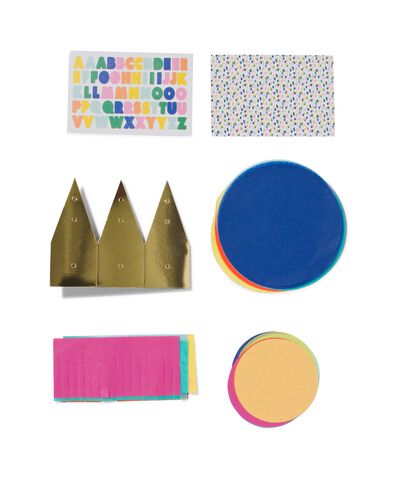 kit couronnes de f&ecirc;te DIY - 14200478 - HEMA
