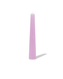Kerze, gerippt, 23 cm, violett - 13506015 - HEMA