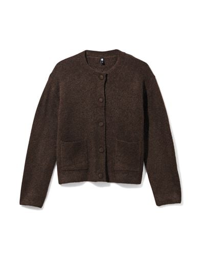 damesvest Gerdy  bruin bruin - 36205510BROWN - HEMA