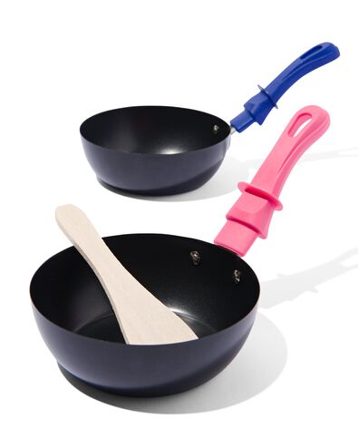 wok- en pannenkoekenset 6 personen - 80090023 - HEMA